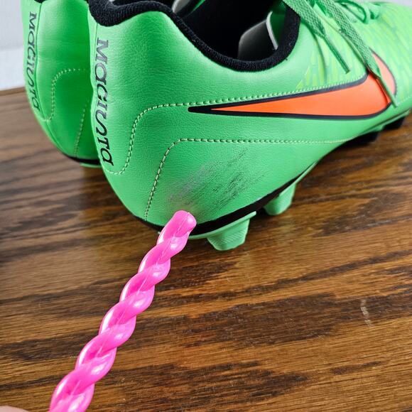 Nike Magista Soccer Cleats Mens 13 Bright Green Orange Swoosh 651343-380 - Picture 8 of 8